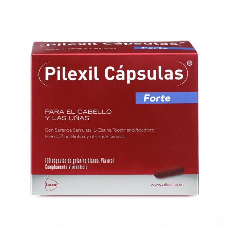 Pilexil Forte cabello y Uñas 100 cápsulas