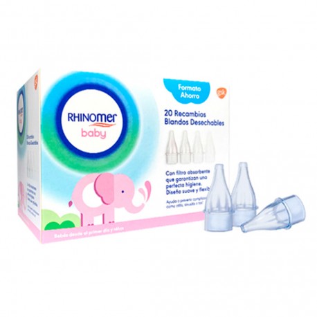 Rhinomer Baby 20 Recambios Blandos Aspirador Nasal
