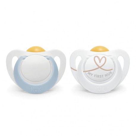 NUK Star Chupete Latex 0-6 Meses
