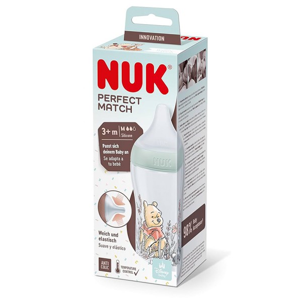 NUK PM Biberon Anti Colicos Winnie 3+ Meses 260 ml