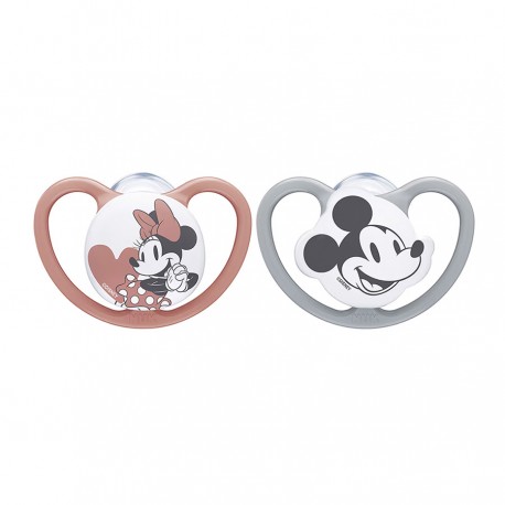 NUK Space Chupete Silicona Minnie 18-36 meses 2 unidades