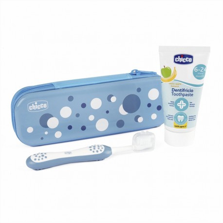 Chicco Set Cuidado Bucal 6-36 meses Azul