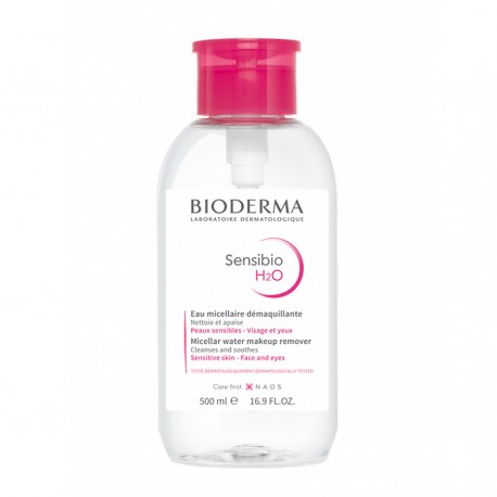 Bioderma Sensibio H2O con Bomba Dosificadora 500 ml