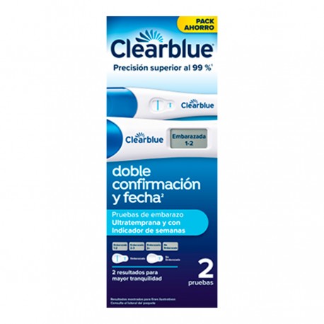 Clearblue Analógico Detección Ultratemprana + Digital Indicador de Semanas