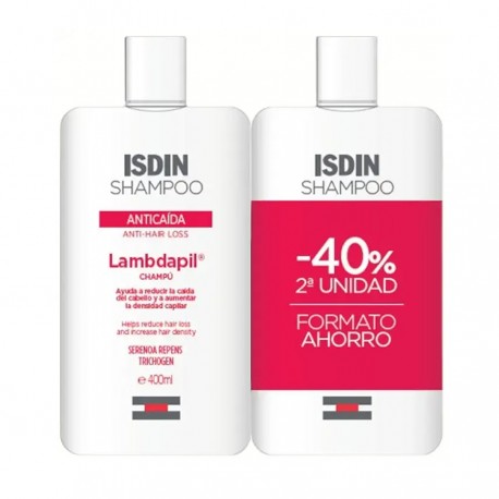 Isdin Lambdapil Anticaida Champú 400 ml (2ª ud 40%)