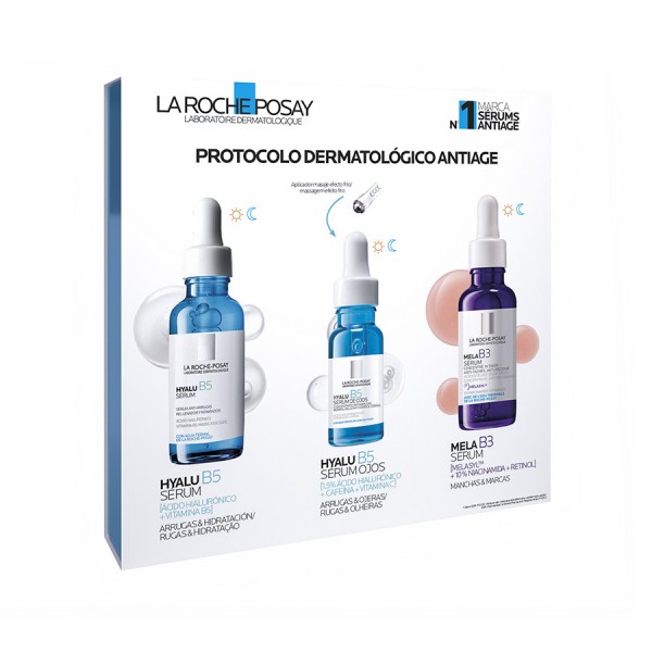 La Roche Posay Pack Hyalu B5 Serum 30 ml + Regalo Hyalu B5 Ojos 5 ml + Mela B3 Sérum 10 ml