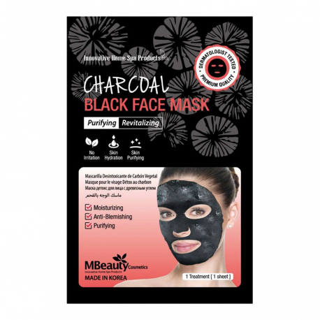 Mascarilla Facial Purificante Anti-Imperfecciones de Carbón Vegetal