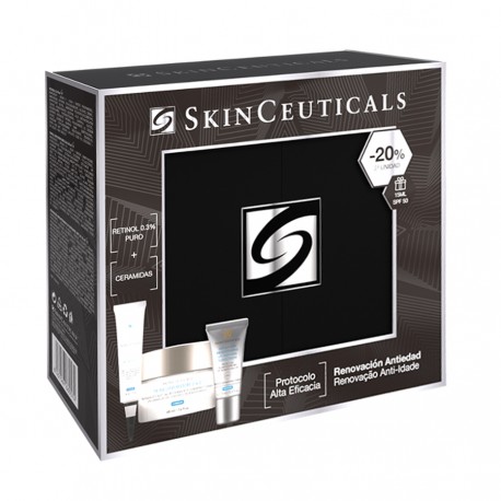 Skinceuticals Cofre Retinol 0.3 30 ml + Triple Lipid Restore 48 ml + Advanced Brightening 15 ml
