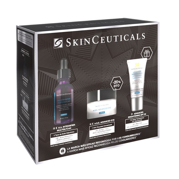 Skinceuticals Cofre HA Intensifyer 30 ml + Age Eye Complex 15 ml + Advanced Brightening 15 ml