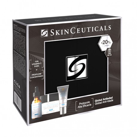 Skinceuticals Cofre C E Ferulic 30 ml + AGE Interrupter 48 ml + Advanced Brightening 15 ml
