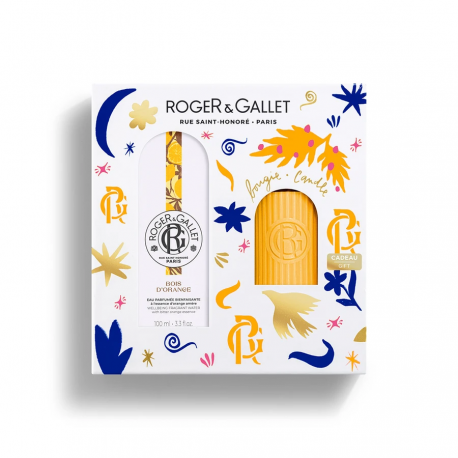 Roger&Gallet Cofre Perfume Bois d'Orange 100 ml + Regalo Vela Perfumada
