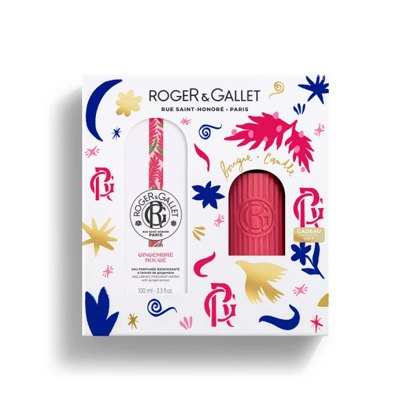 Roger&Gallet Cofre Perfume Gingembre Rouge 100 ml + Regalo Vela Perfumada