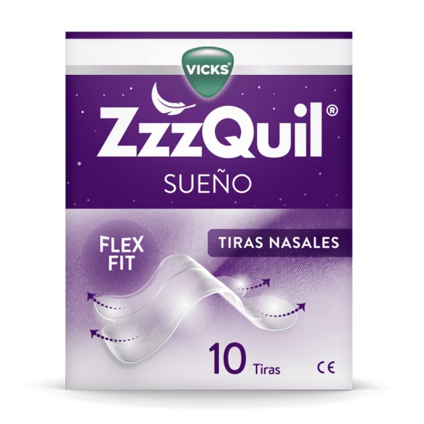 ZzzQuil Sueño 10 Tiras Nasales