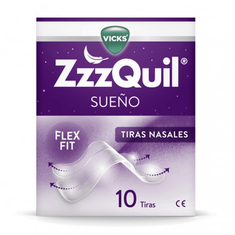 ZzzQuil Sueño 10 Tiras Nasales