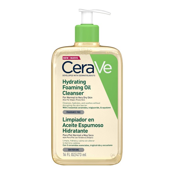 CeraVe Limpiador Aceite Espumoso Hidratante 473 ml