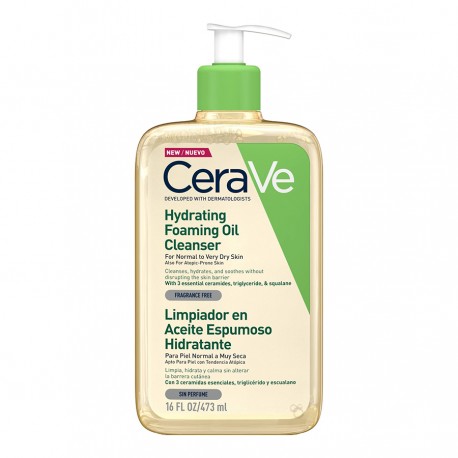 CeraVe Limpiador Aceite Espumoso Hidratante 473 ml