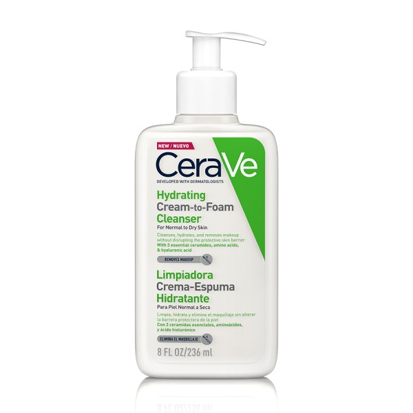 CeraVe Limpiadora Crema-Espuma Hidratante 236 ml