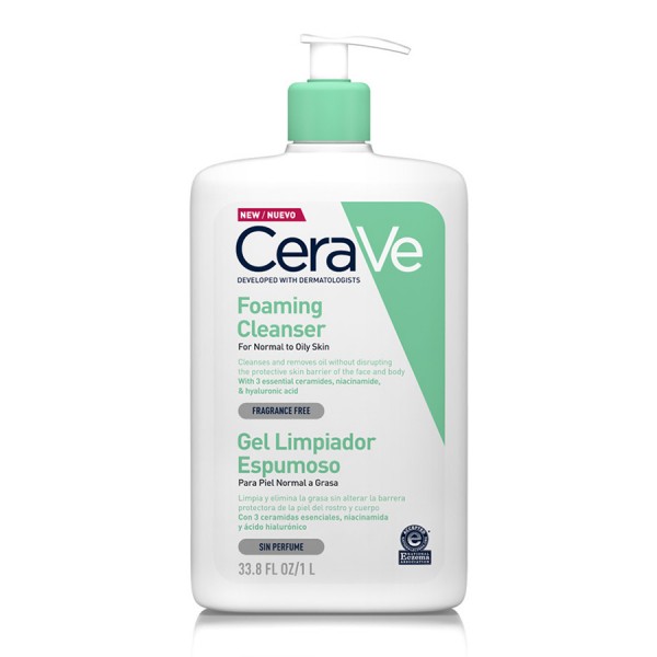 CeraVe Gel Limpiador Espumoso 1 L
