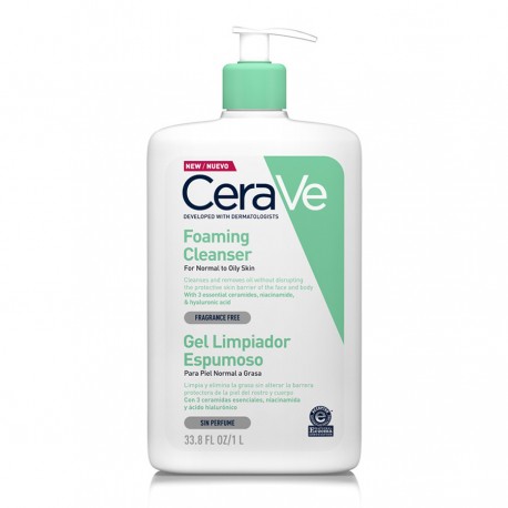 CeraVe Gel Limpiador Espumoso 1 L