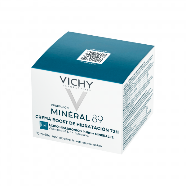 Vichy Mineral 89 Crema Boost Hidratación Ligera 50 ml