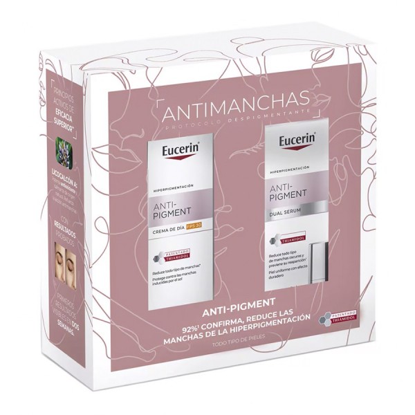 Eucerin Pack Anti-Pigment Crema de Día 50 ml y Dual Sérum 30 ml