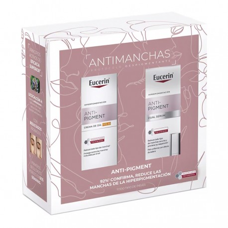 Eucerin Pack Anti-Pigment Crema de Día 50 ml y Dual Sérum 30 ml