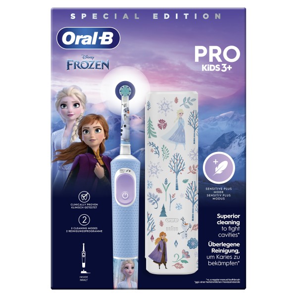 Cepillo Eléctrico Oral-B Pro Kids Frozen II con Estuche