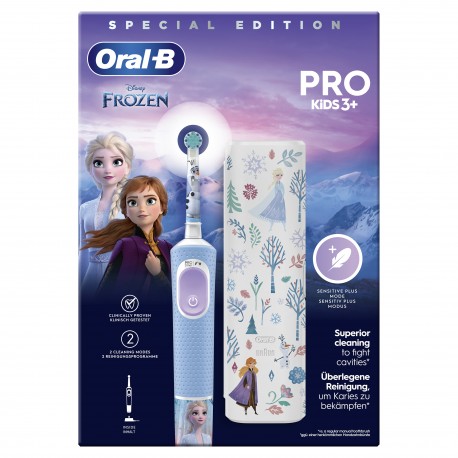 Cepillo Eléctrico Oral-B Pro Kids Frozen II con Estuche