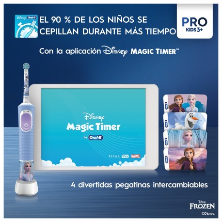 Cepillo Eléctrico Oral-B Pro Kids Frozen II con Estuche