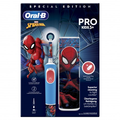 Cepillo Eléctrico Oral-B Pro Kids Spiderman con Estuche