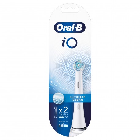 Oral-B Recambio Cepillo Eléctrico iO Ultimate Clean 2 Cabezales Blanco