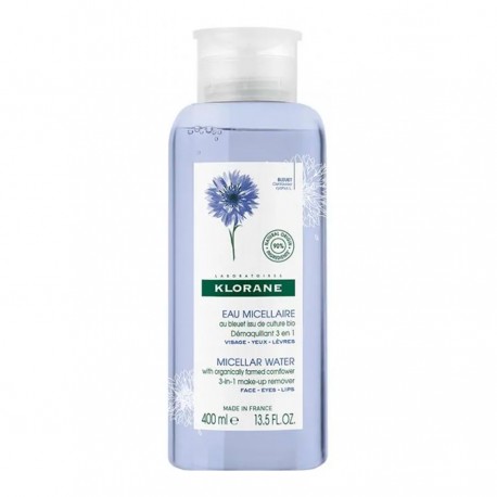 Klorane Agua Desmaquillante Aciano BIO 400 ml