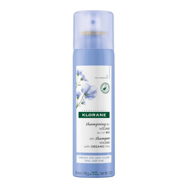 Klorane Champú Seco Volumen Lino 150 ml