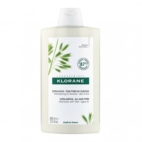 Klorane Champú Leche de Avena 400 ml