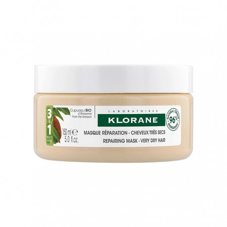 Klorane Mascarilla 3 en 1 Nutri-Reparadora Cupuaçu BIO 150 ml
