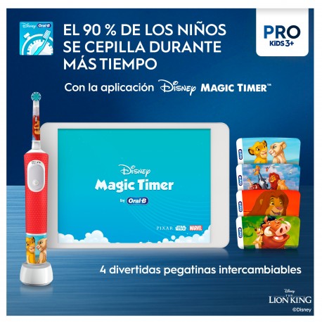 Cepillo Eléctrico Oral-B Pro Kids El Rey Leon con Estuche
