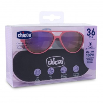 Chicco Gafa de Sol Infantil 36+ Meses Rosa Espejo 2