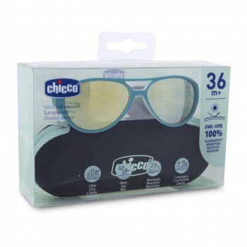 Chicco Gafa de Sol Infantil 36+ Meses Verde Espejo 2