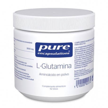 Pure Encapsulations L-Glutamina en Polvo 186 g