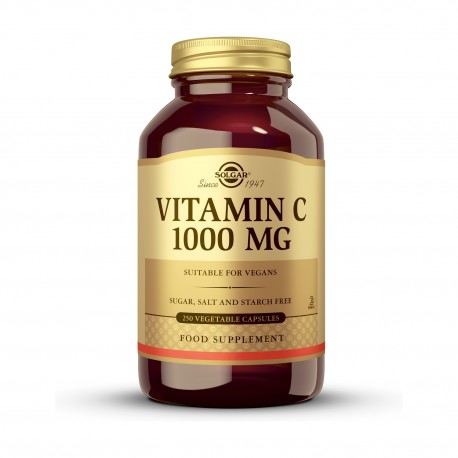 Solgar Vitamina C 1000 mg 250 Cápsulas Vegetales