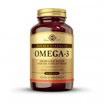 Solgar Omega-3 Doble Concentración 60 Cápsulas Blandas