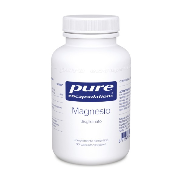 Pure Encapsulations Bisglicinato Magnesio 90 Cápsulas