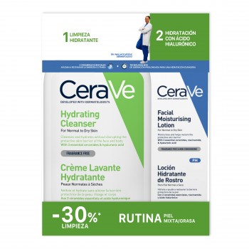 CeraVe Pack Limpiador Hidratante 473 ml + Loción Hidratante 52 ml