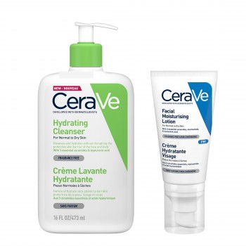 CeraVe Pack Limpiador Hidratante 473 ml + Loción Hidratante 52 ml 2