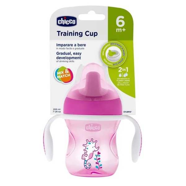Chicco Vaso Entrenamiento Rosa 6 Meses