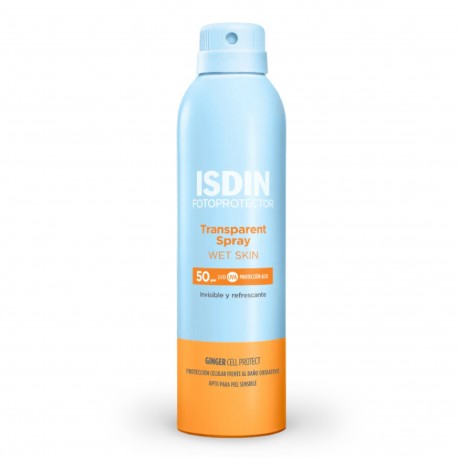 Isdin Fotoprotector SPF 50 Transparent Spray Wet Skin 250 ml
