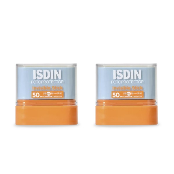 Isdin Stick Facial Invisible SPF 50 10 g x 2 Unidades
