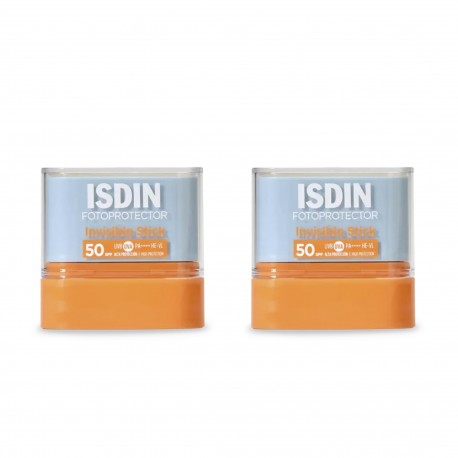 Isdin Stick Facial Invisible SPF 50 10 g x 2 Unidades