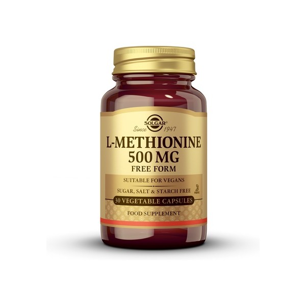 Solgar L-Metionina 500 mg 30 cápsulas