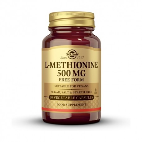 Solgar L-Metionina 500 mg 30 cápsulas